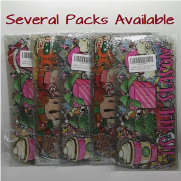 Christmas Crafts 3D Wrap Adhesive Transfer Stickers for Glass Acrylic ❄️ 6 Left! - Picture 6 of 6